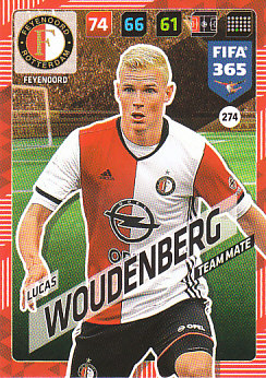 Lucas Woudenberg Feyenoord 2018 FIFA 365 Rising Star #274